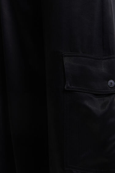 Pantalons cargo Wide leg setinats | Desigual