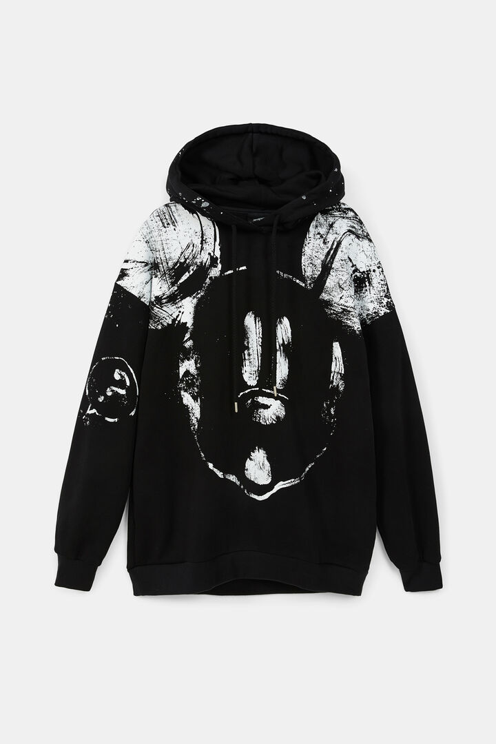 Sudadera oversize capucha algodón | Desigual