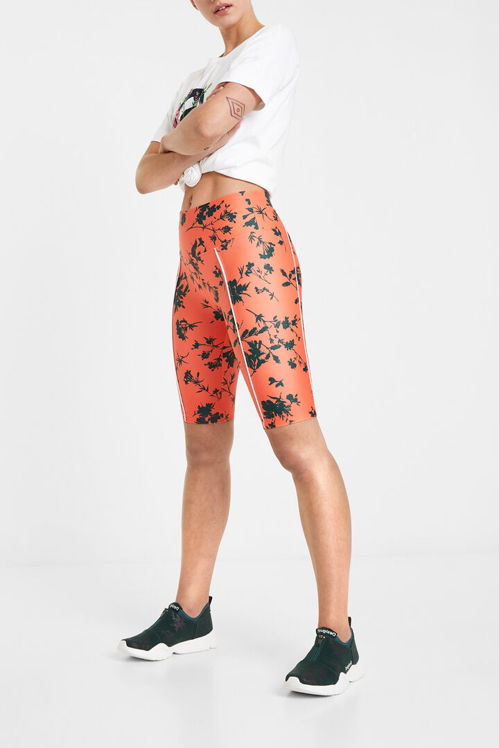 Legging fleuri cycliste | Desigual