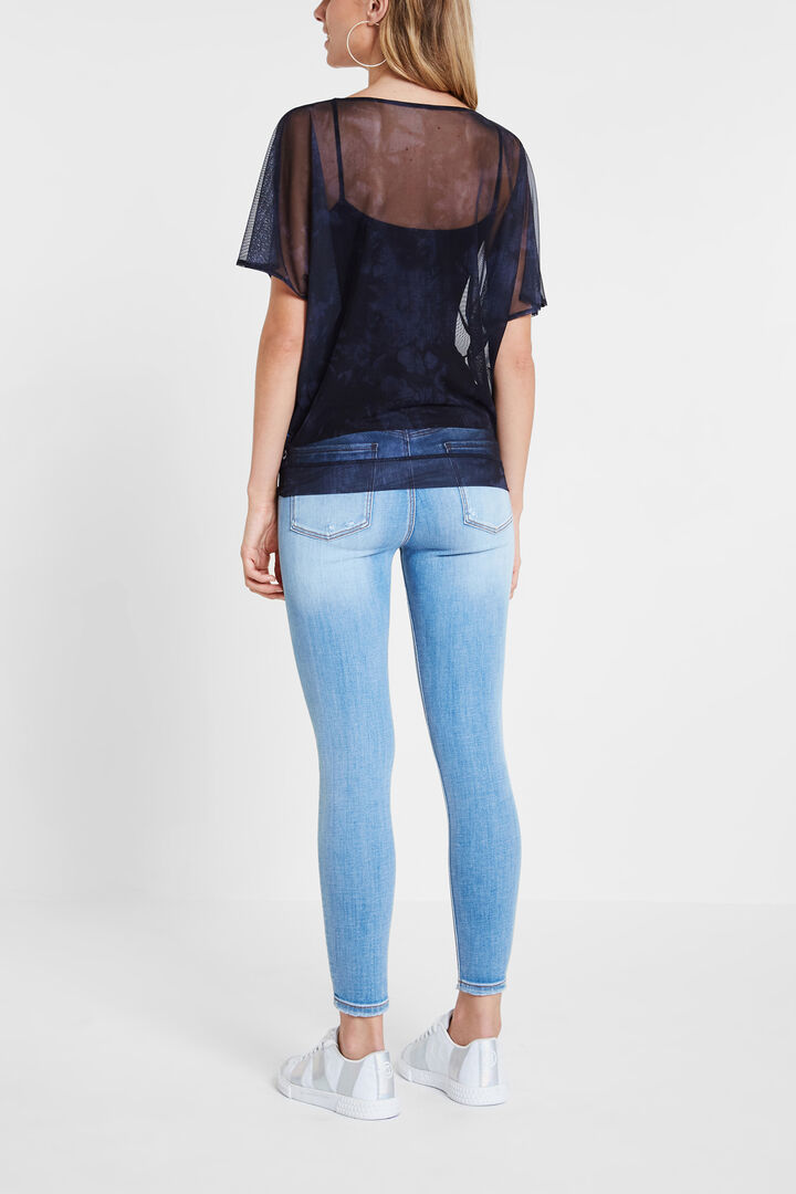 Oversize mesh T-shirt | Desigual