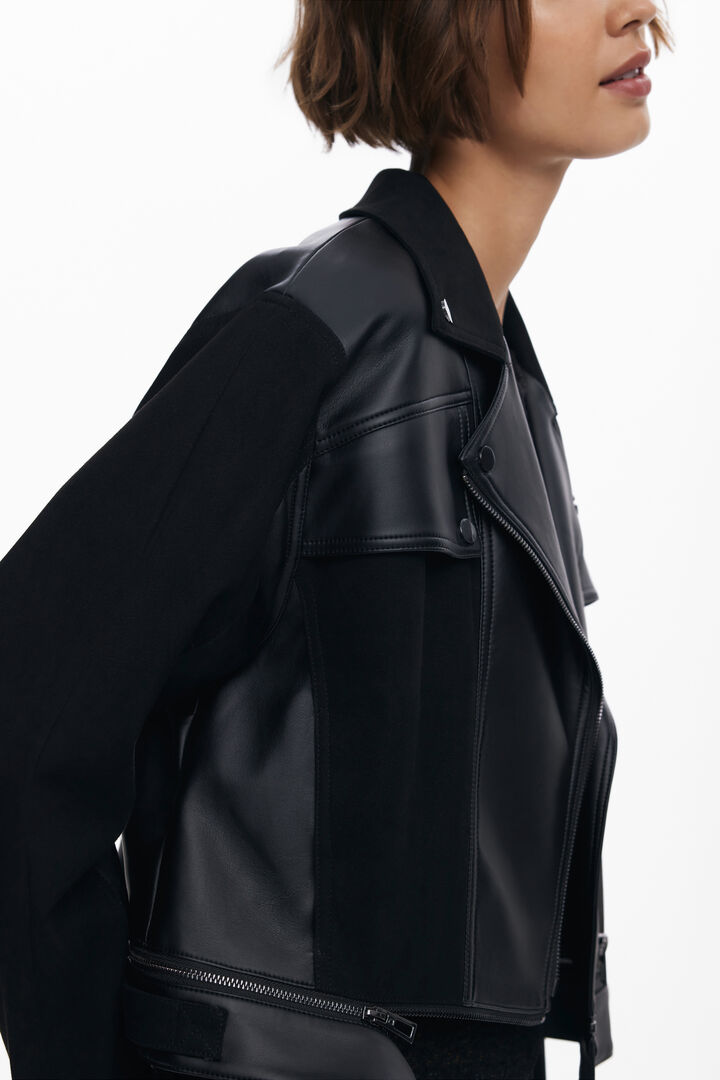 Veste effet cuir combiné | Desigual