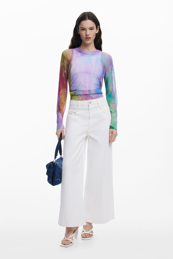 Maglione leggero acquerellato | Desigual