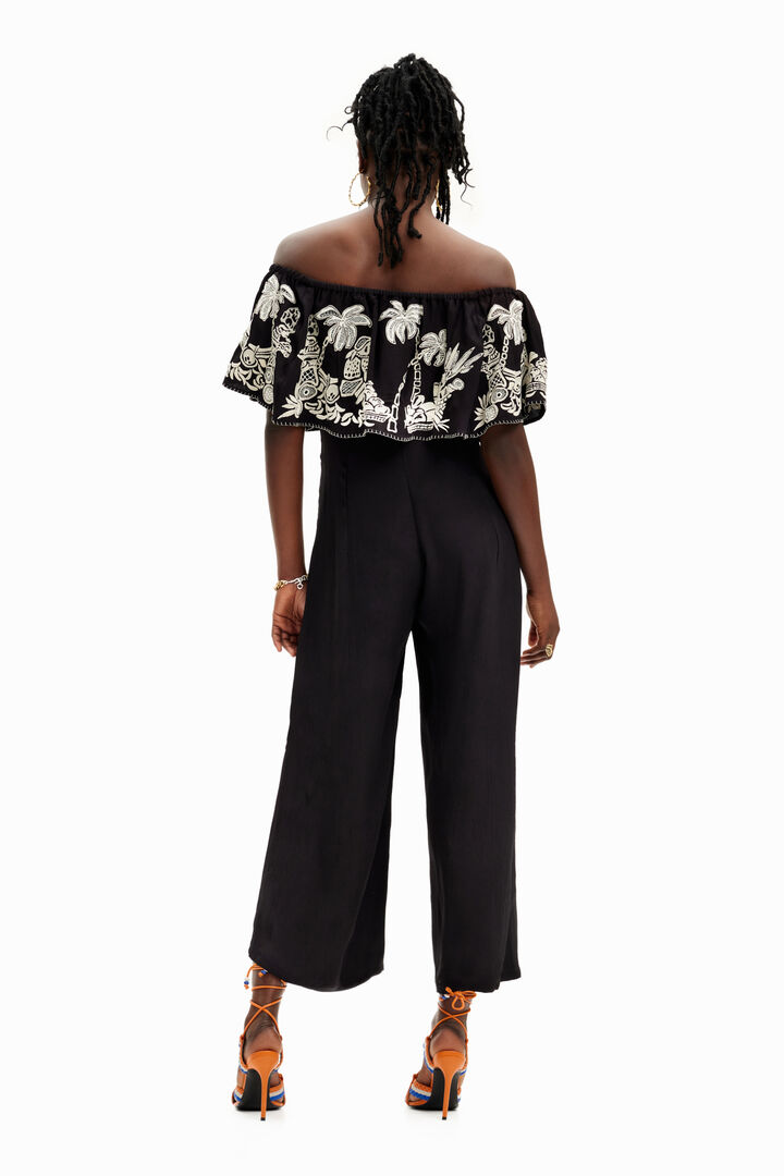 Mono midi palmeras Stella Jean | Desigual