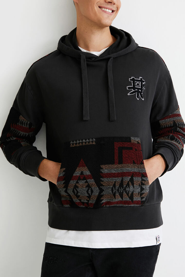 Sweat-shirt à frise ethnique | Desigual