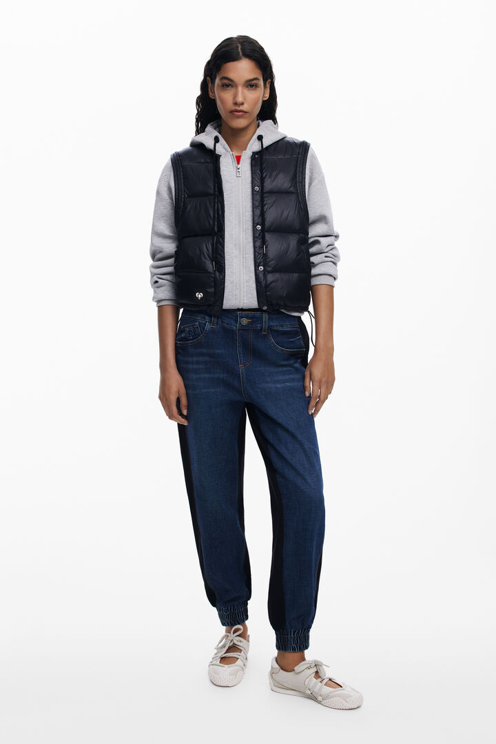 Sweat combiné avec gilet matelassé | Desigual