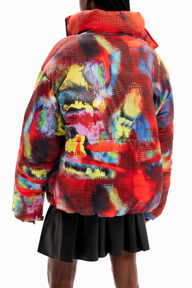 María Escoté oversize padded jacket | Desigual