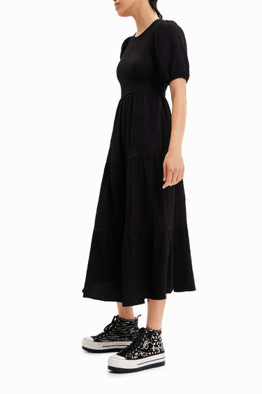 Vestit midi escot esquena | Desigual
