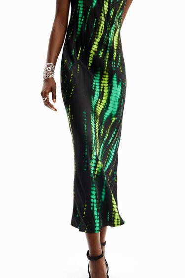 Sukienka midi tie-dye | Desigual