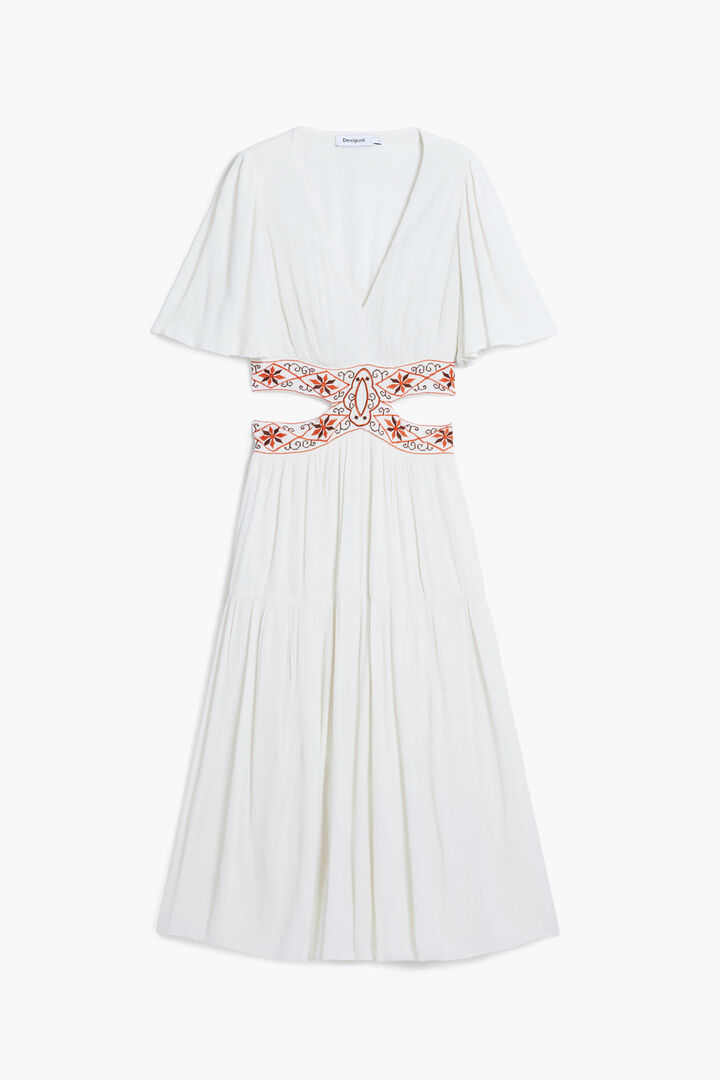 Vestido cut-out bordados | Desigual