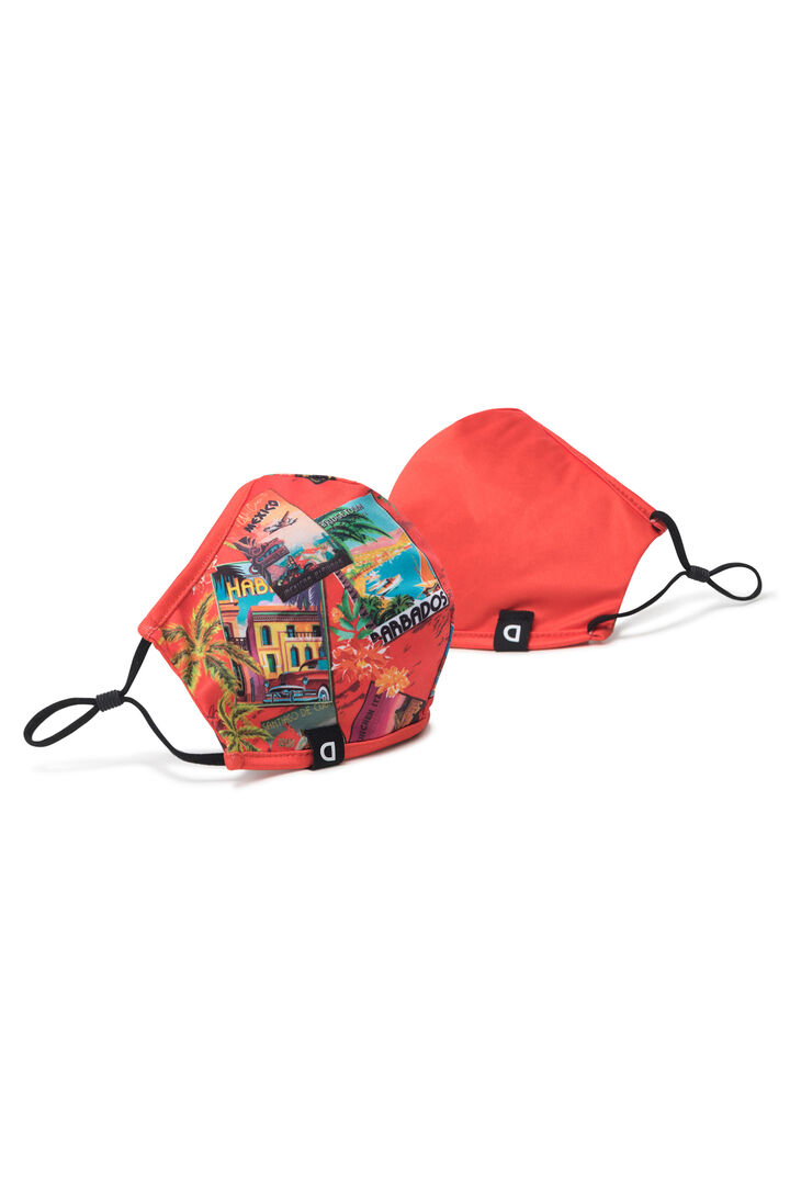 Tropical face mask + pouch | Desigual