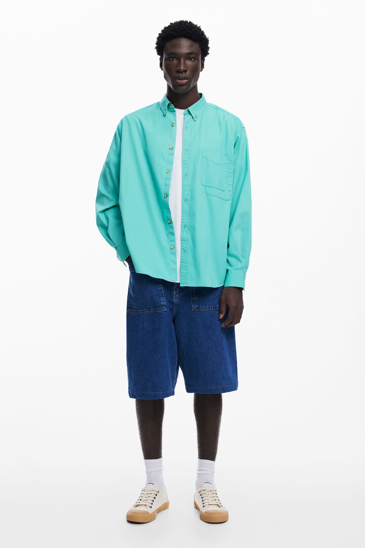 Camisa manga larga algodón | Desigual