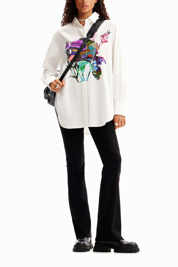 Chemise oversize arty M. Christian Lacroix | Desigual