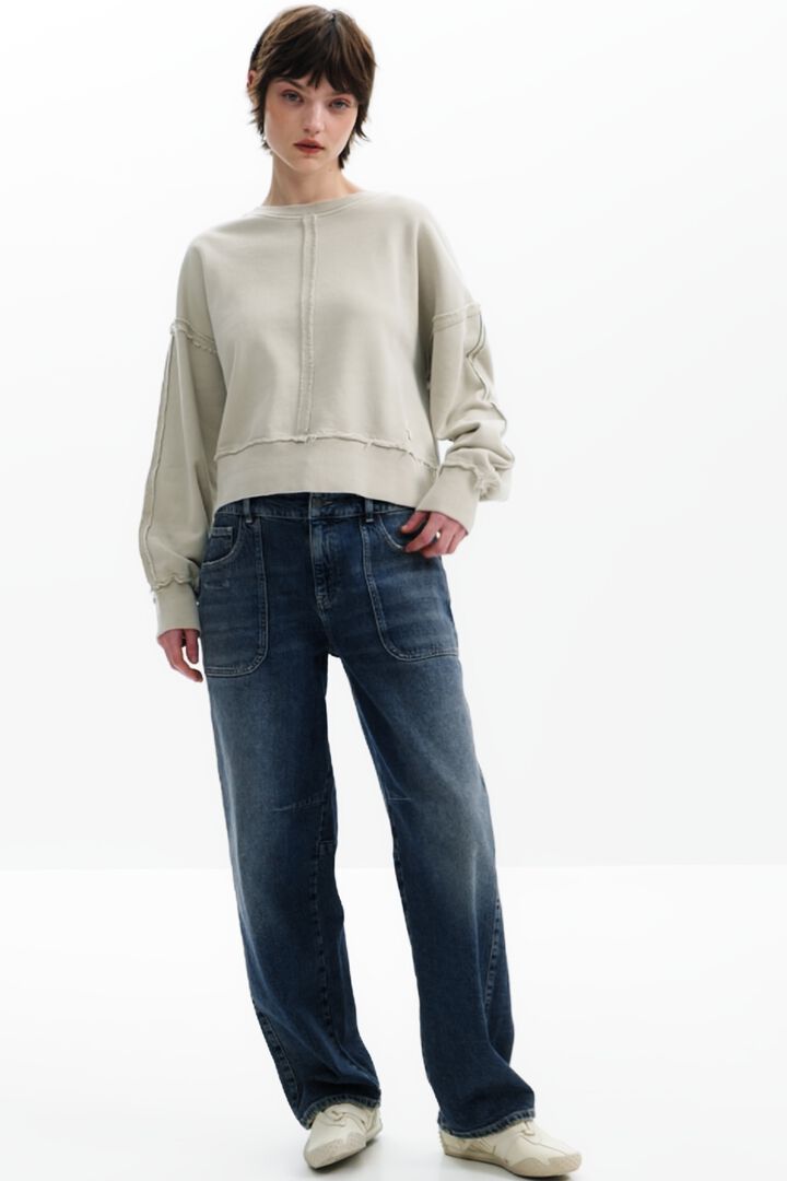 Sweatshirt mit Steppnähten | Desigual