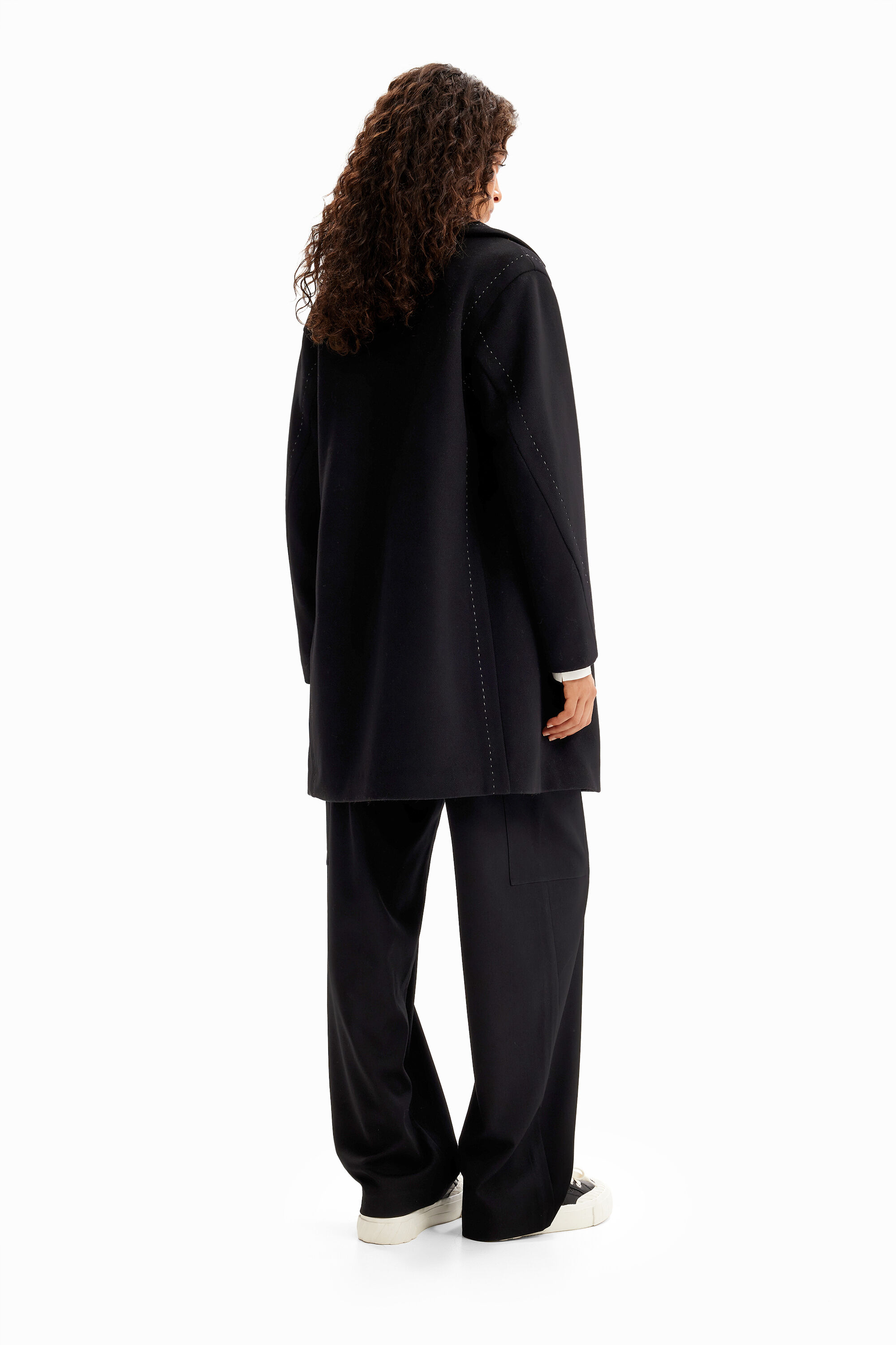 Desigual sales wool coat