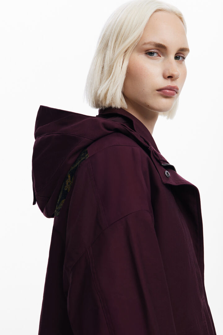 Long jacket with patches | Desigual