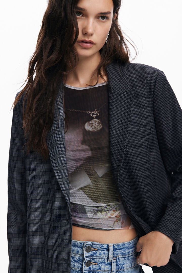 Blazer asimétrica | Desigual