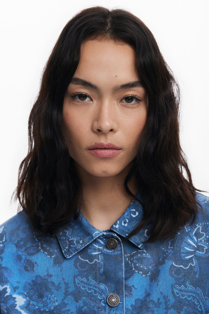 Frayed paisley jacket | Desigual