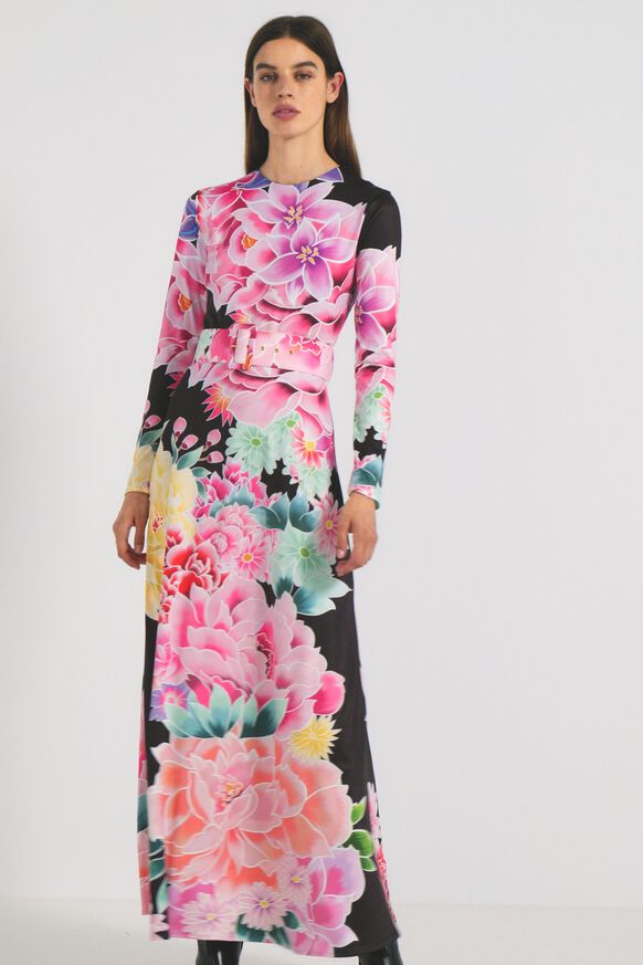 Long floral dress | Desigual