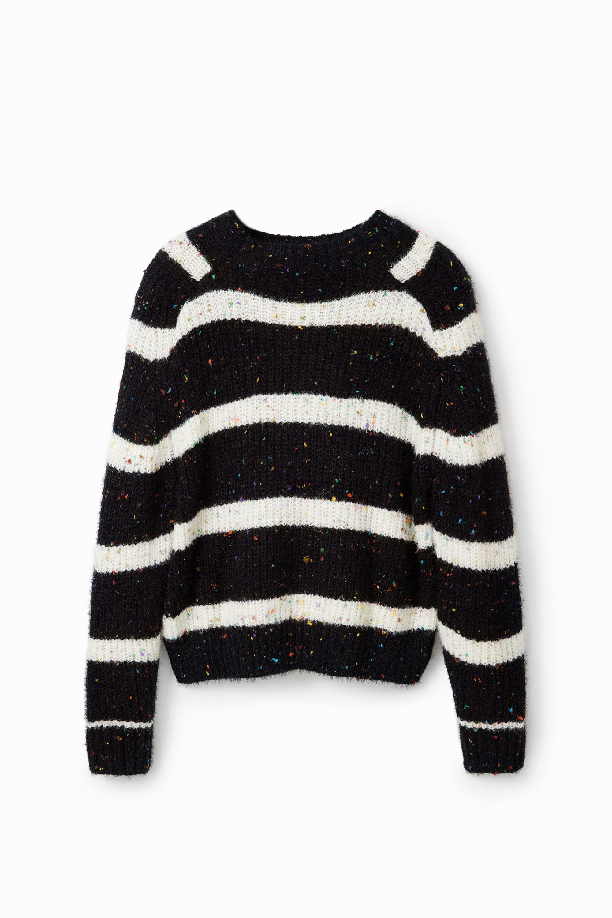 Oversize-Pullover Streifen
