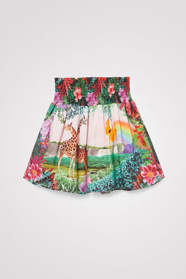Mini-jupe florale | Desigual