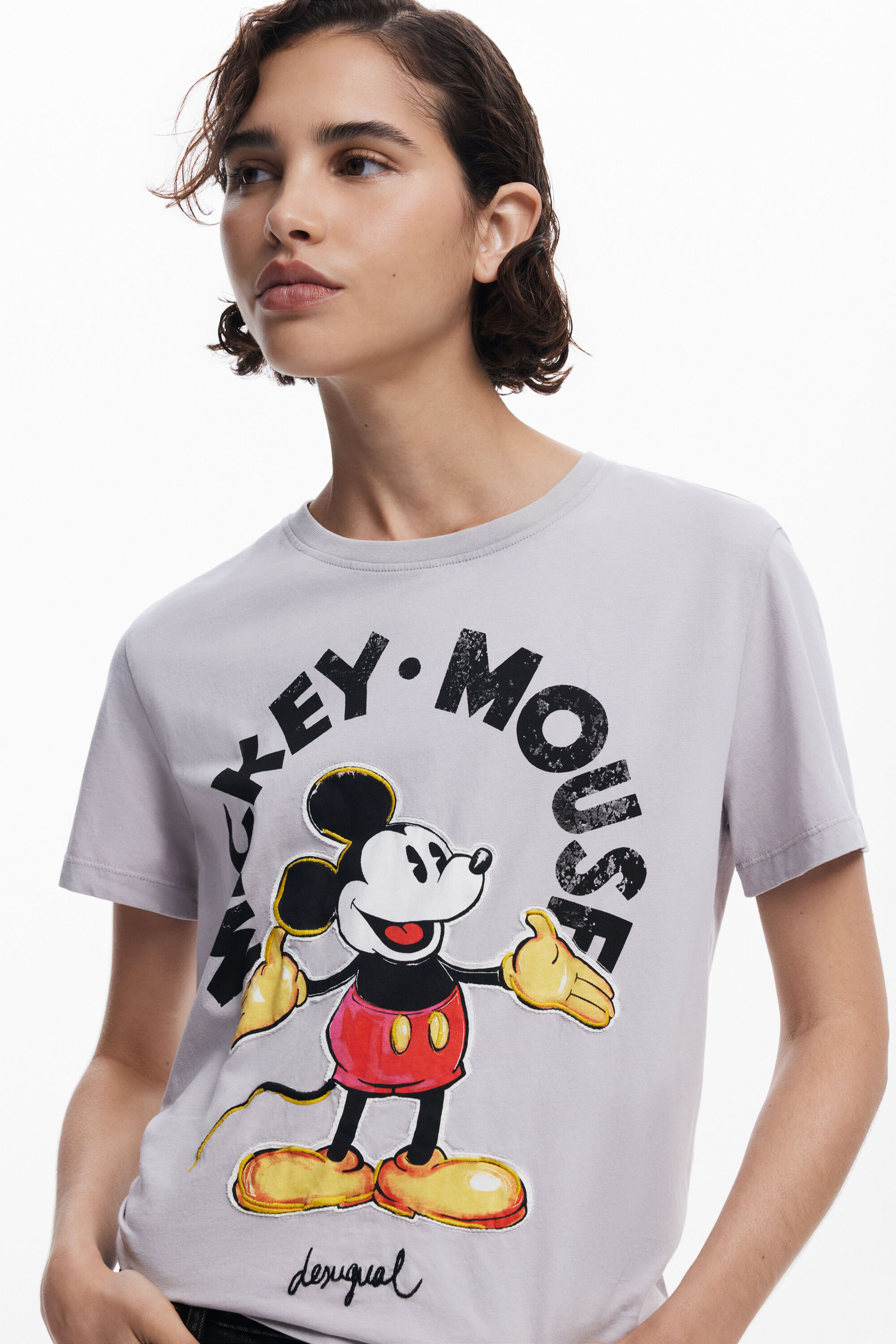 Desigual Mickey Mouse™ T-shirt In Black