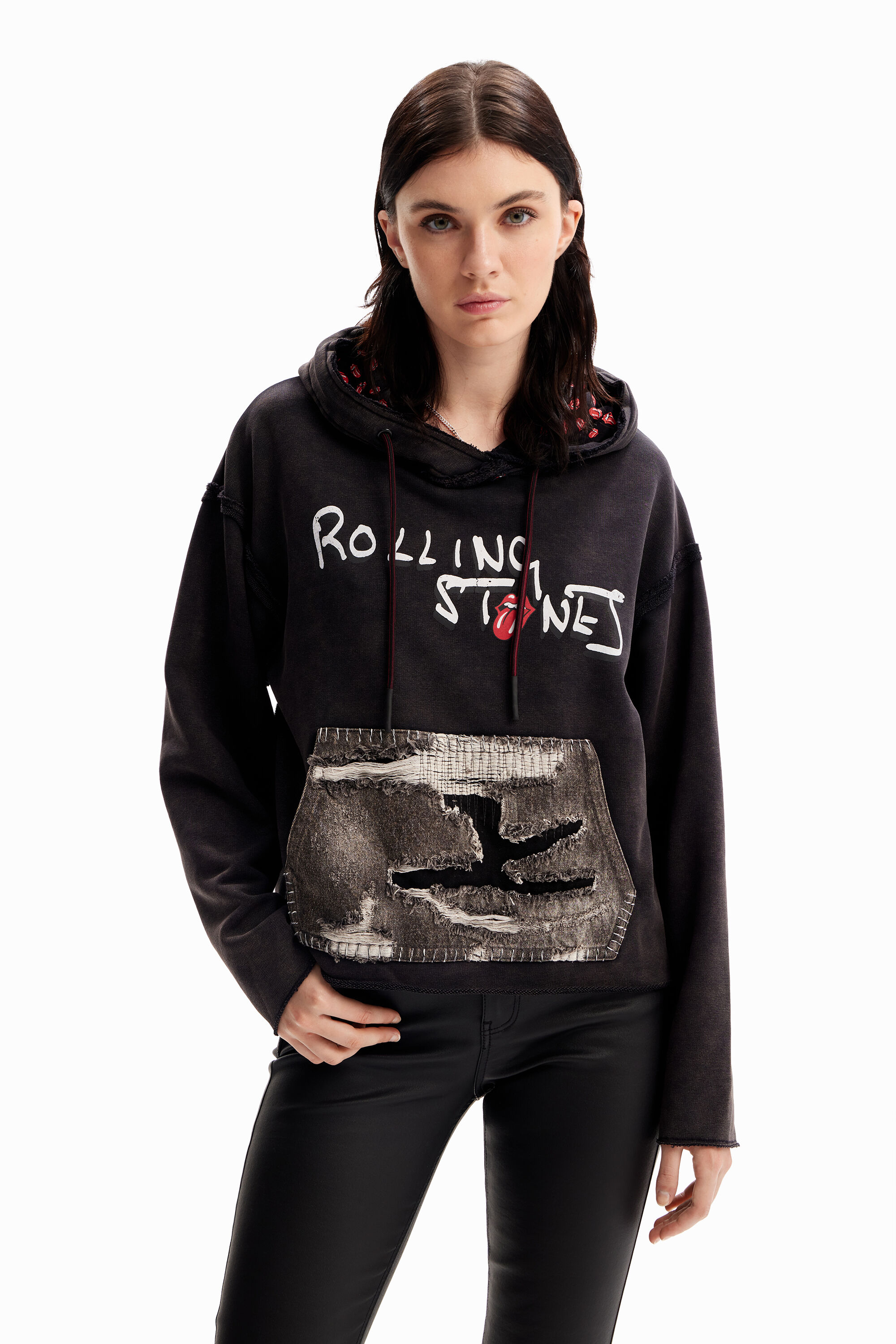 The Rolling Stones hoodie - BLACK - XL