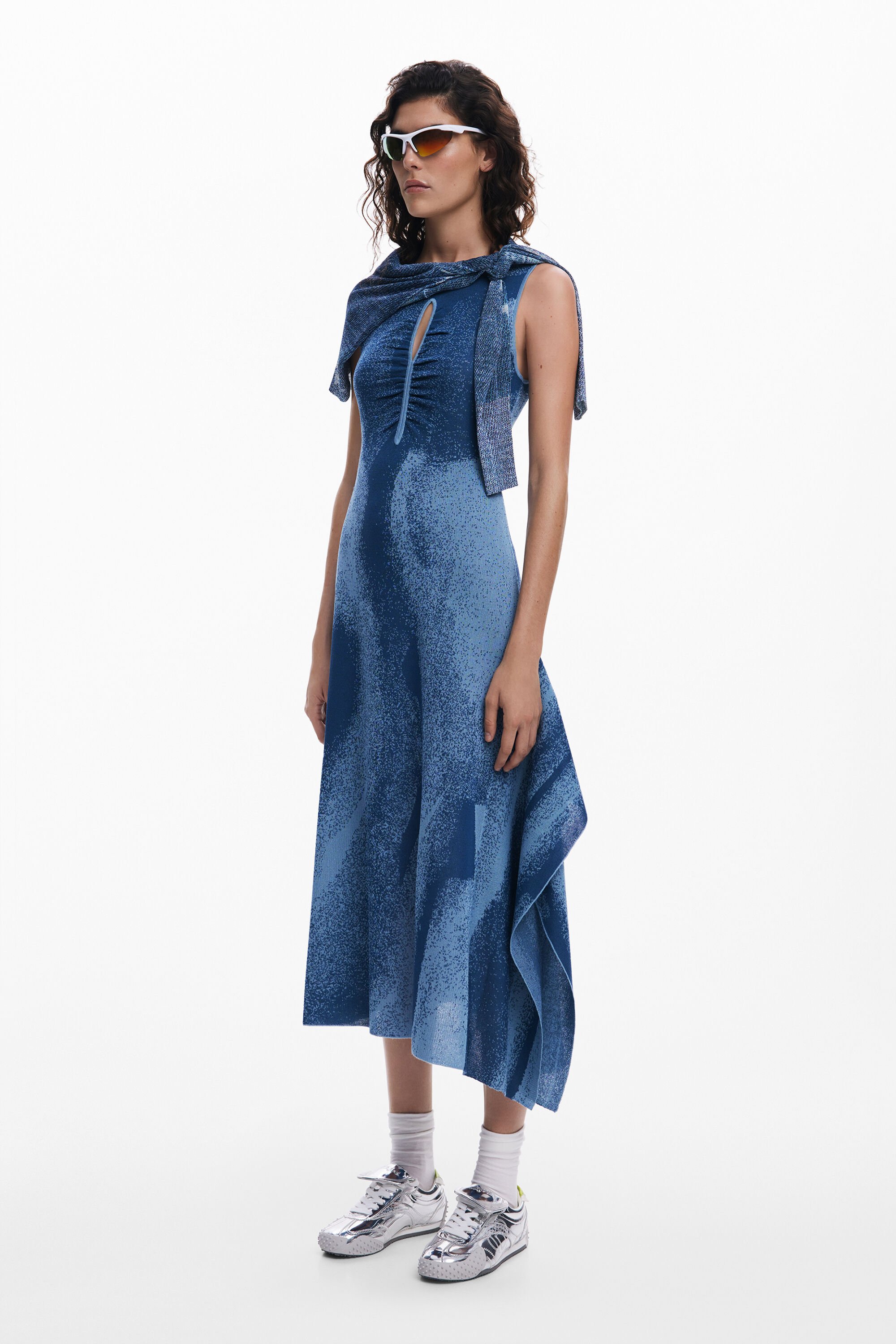 Long cut-out dress