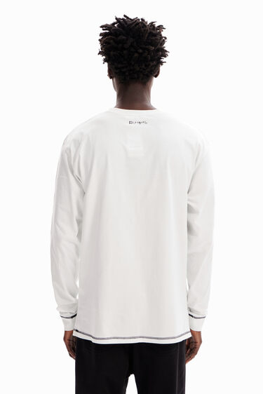 Camiseta manga larga oversize | Desigual
