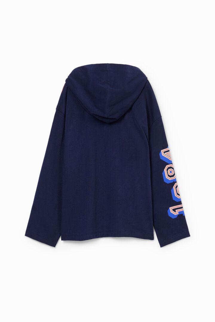Basketball T-shirt with a hood | Desigual