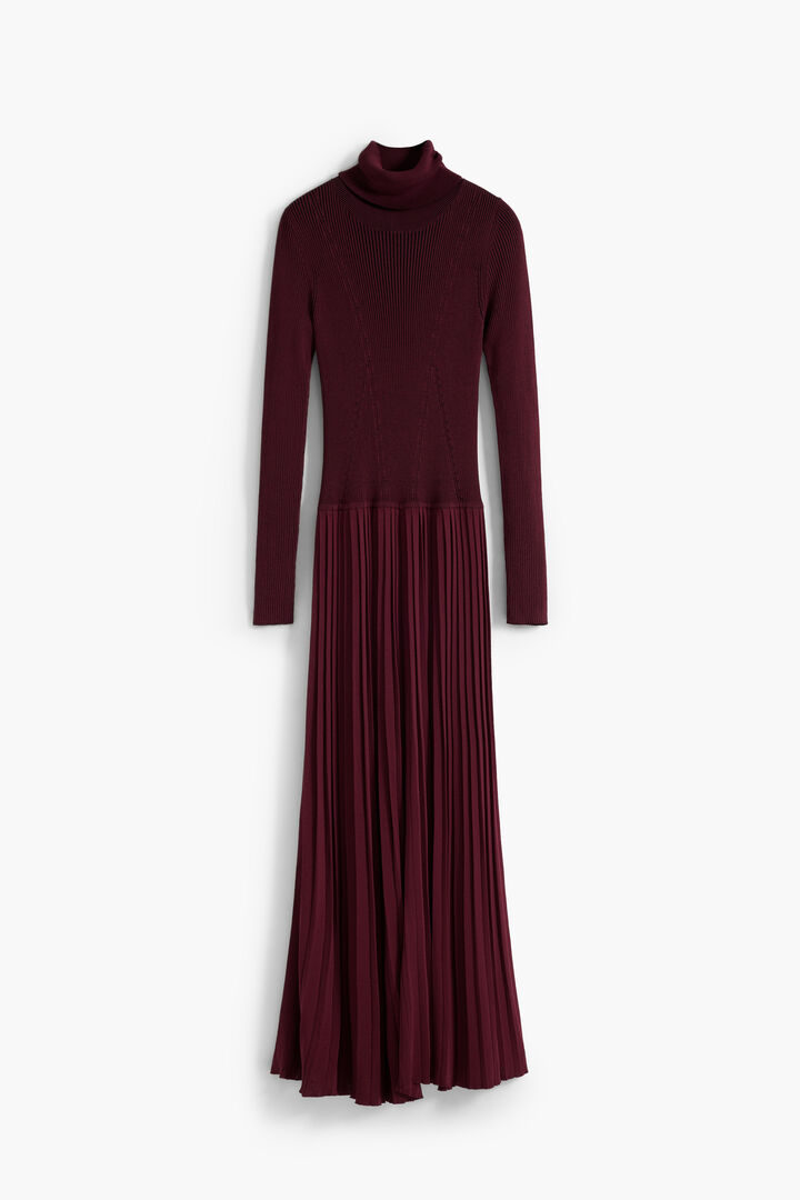 Pleated long dress | Desigual