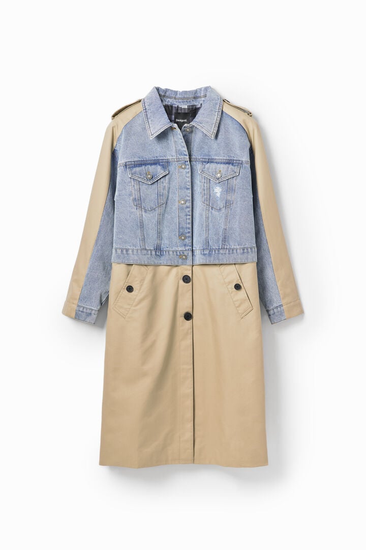 Gabardina híbrida denim | Desigual