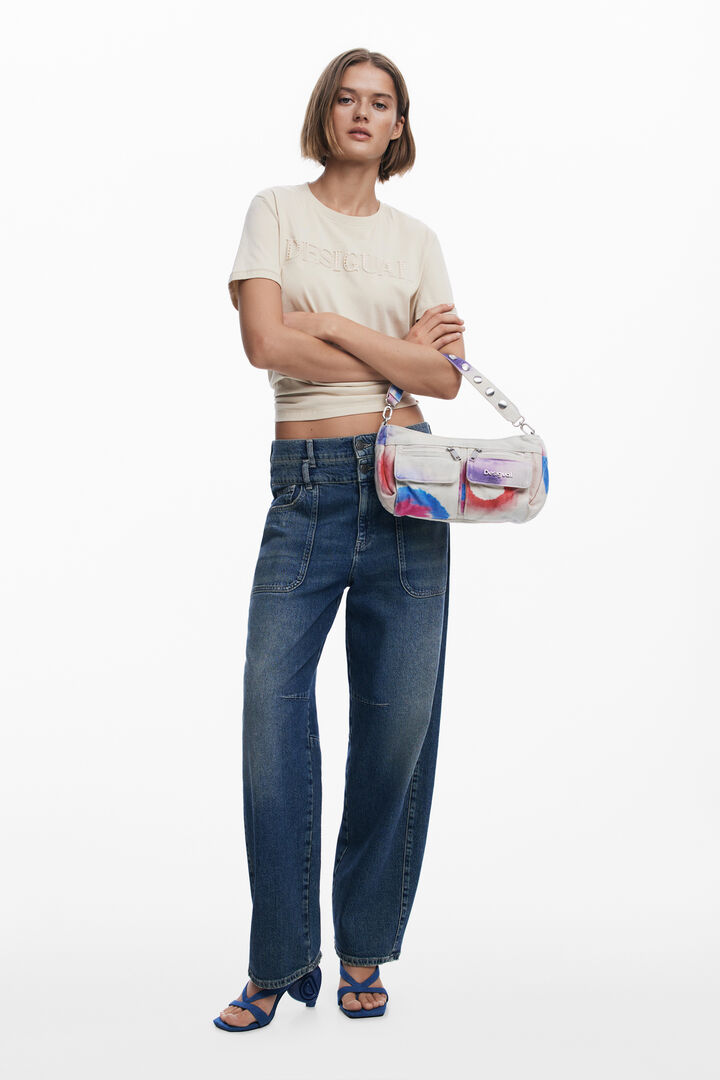 Bolso bandolera bolsillos pequeño | Desigual