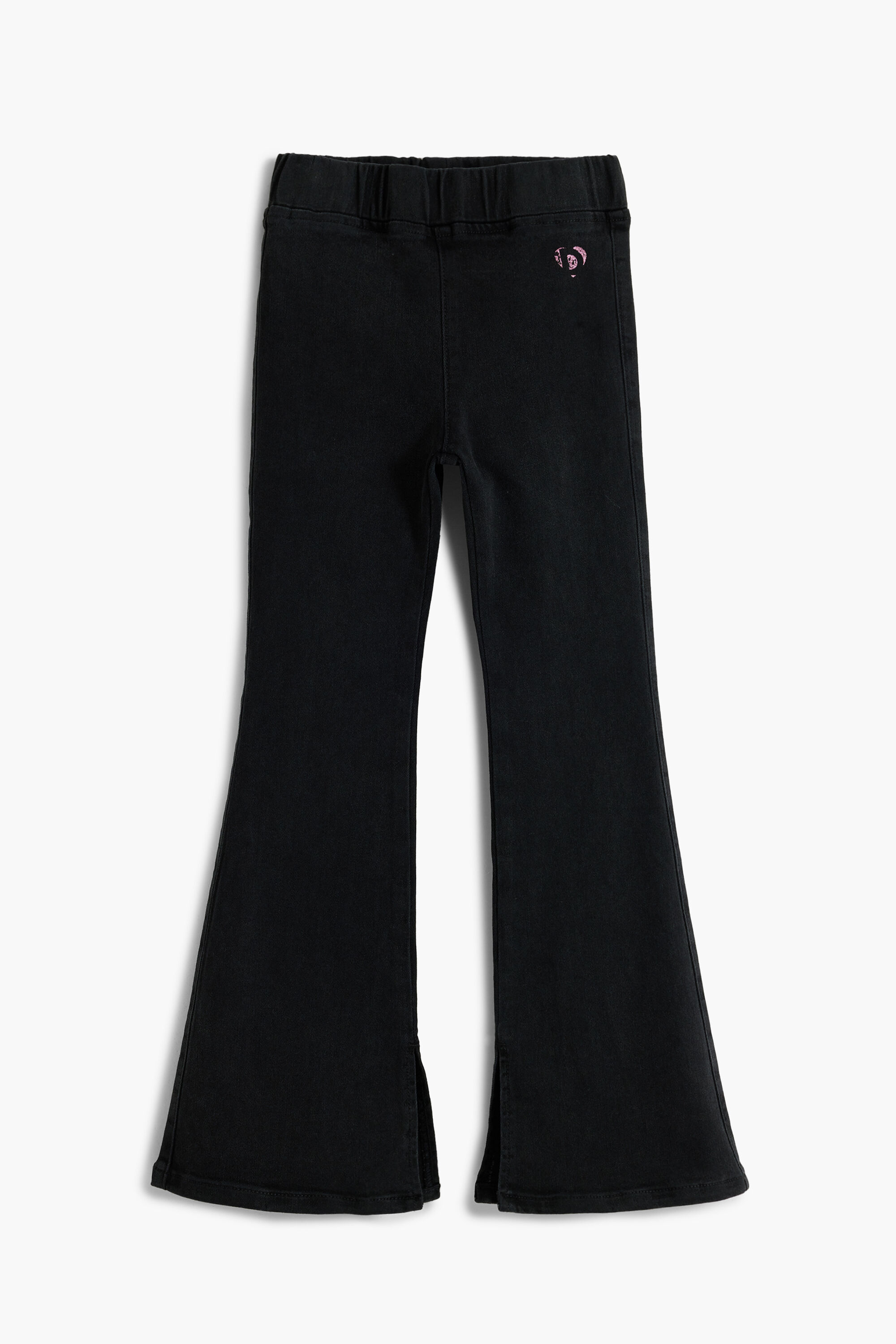 Ausgestellte Leggings in Denim-Optik