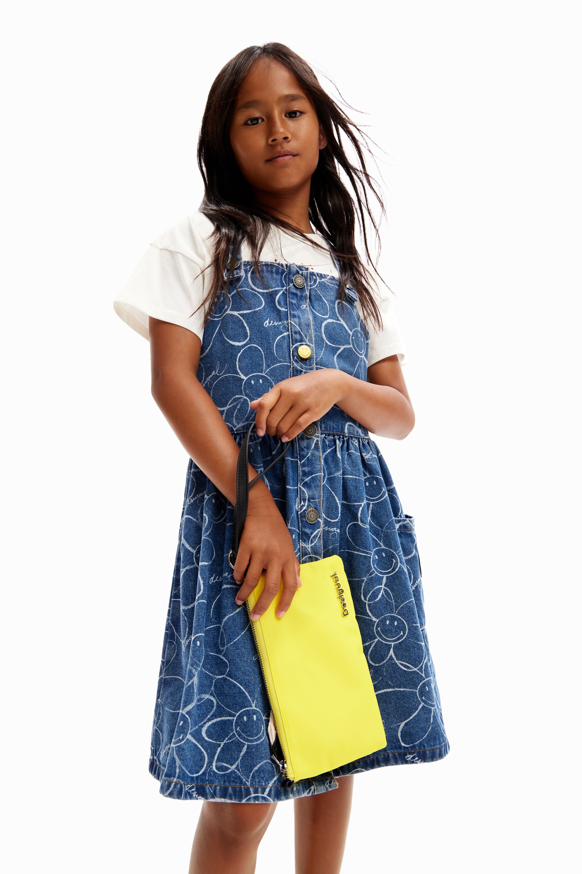 Salopette jean robe on sale