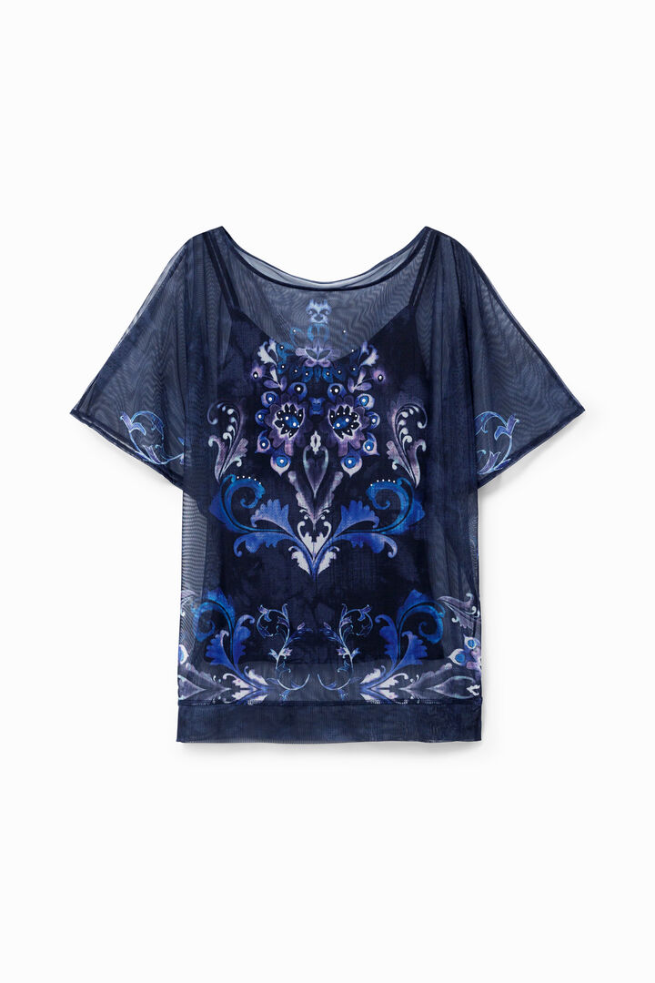 Oversize mesh T-shirt | Desigual