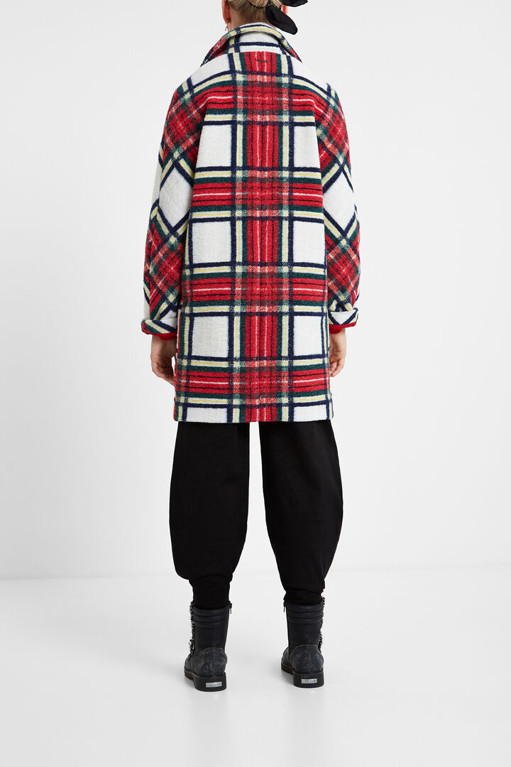 Cloth tartan coat | Desigual