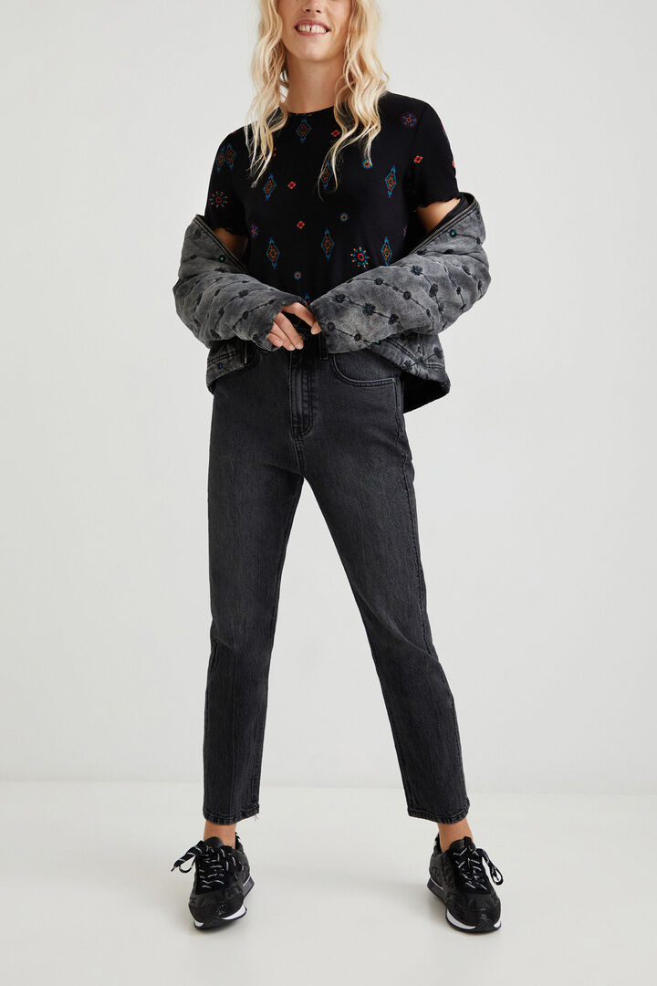 Camiseta viscosa estampado boho | Desigual