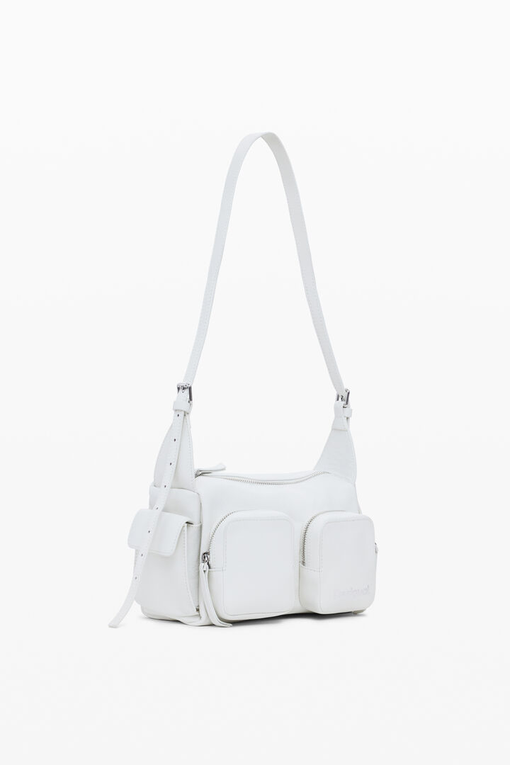 Kleine Ledertasche mit Taschen | Desigual