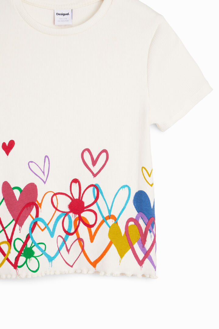 Heart illustrations T-shirt | Desigual