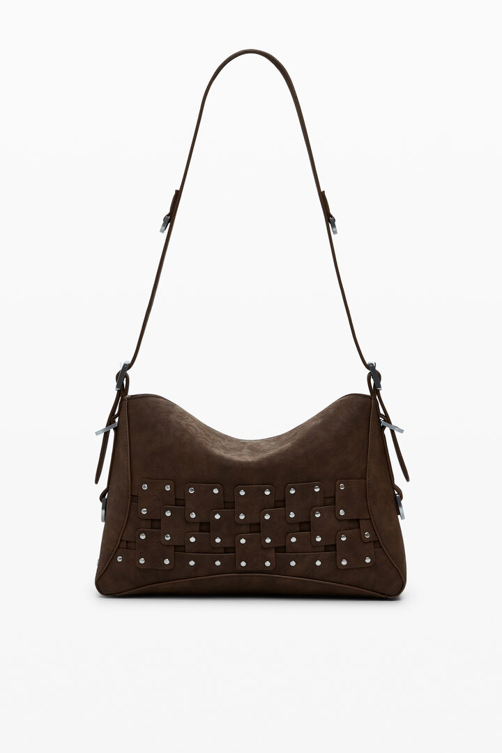 Mittlere Handtasche mit Patch und Nieten | Desigual