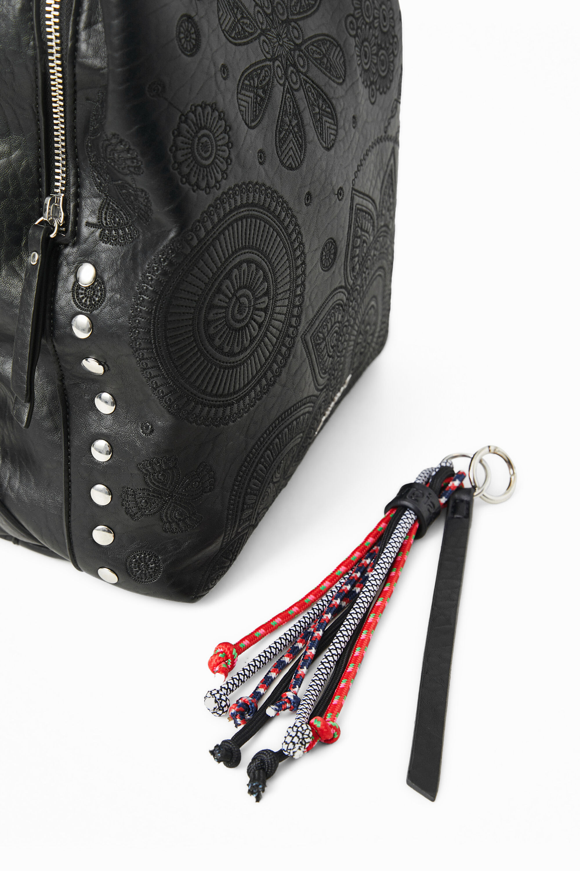Small leather effect backpack Desigual