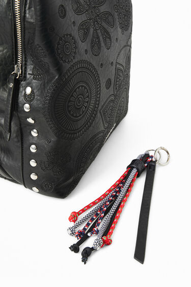 Small leather effect backpack | Desigual