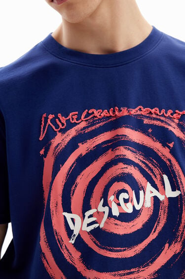 Spiral T-shirt with logo | Desigual