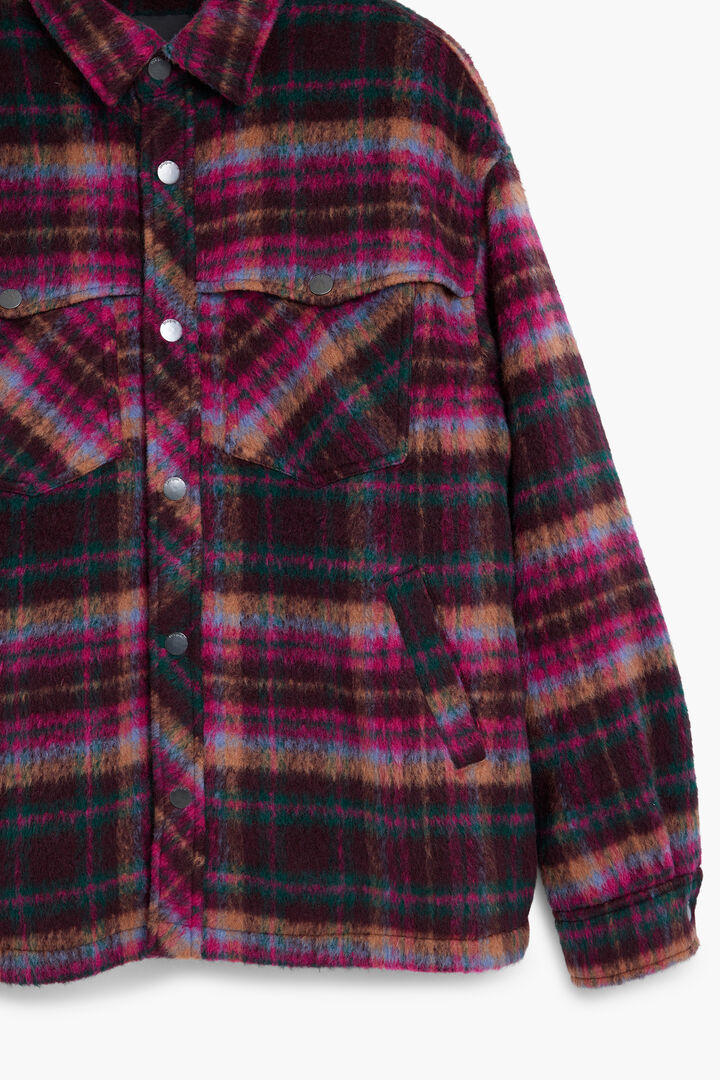 Checkered jacket with pockets | Desigual