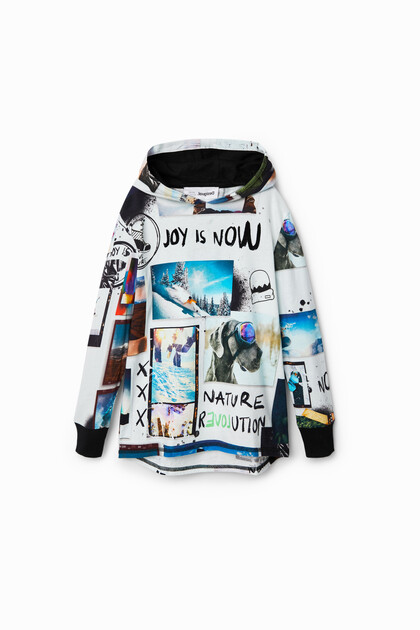 Photographic print T-shirt