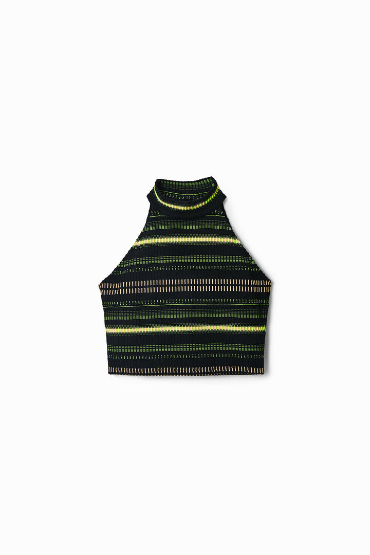 Striped crop top | Desigual