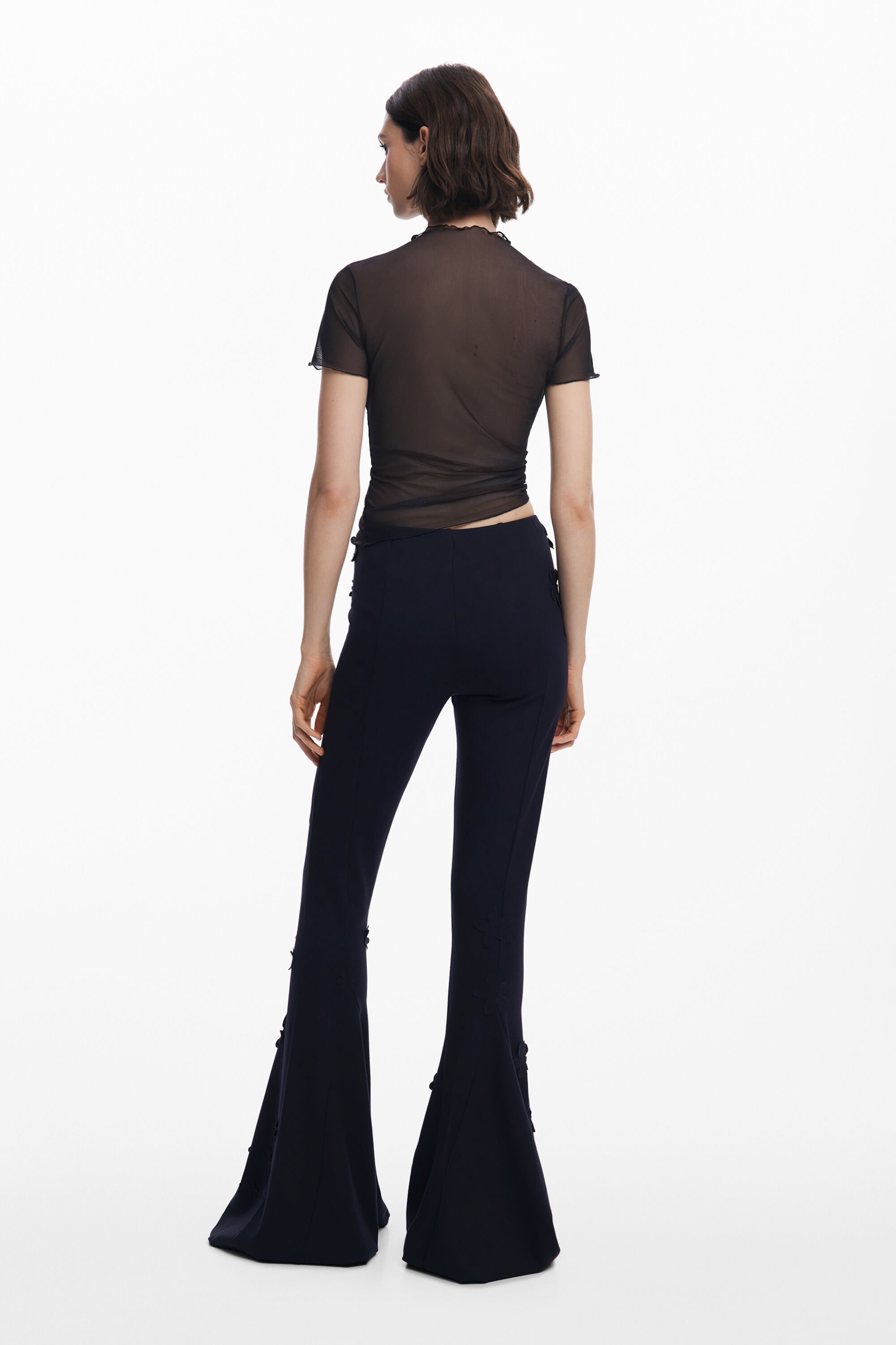 Desigual Tyler Mcgillivary Floral Bell-bottom Pants