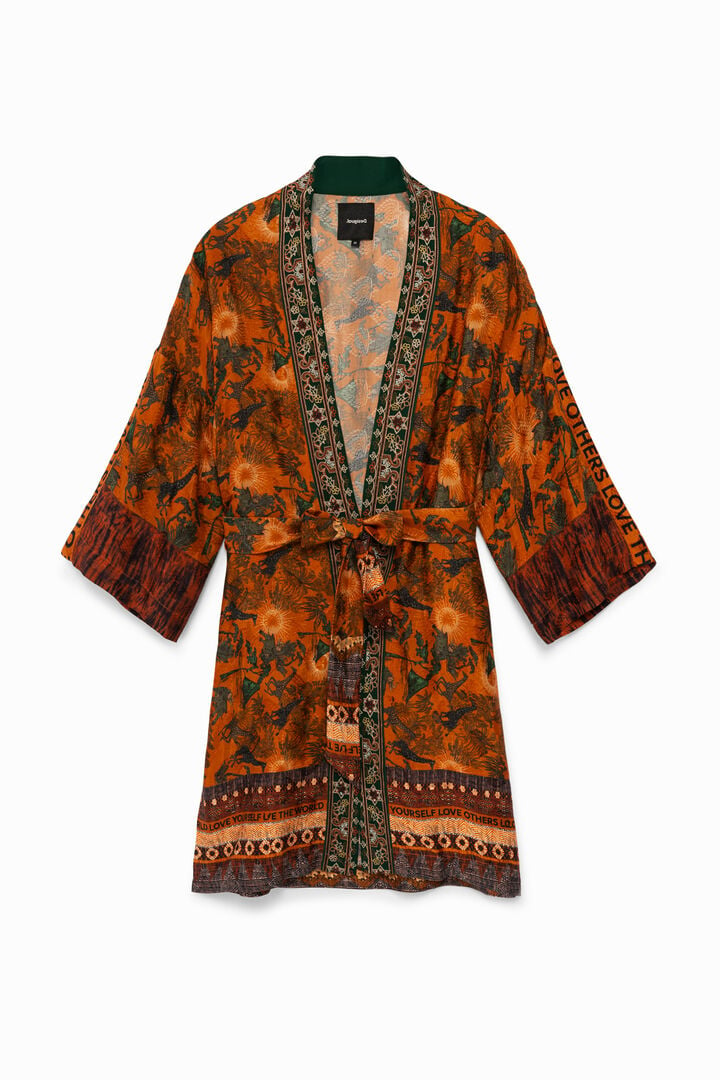 Kimono inspiración safari africano