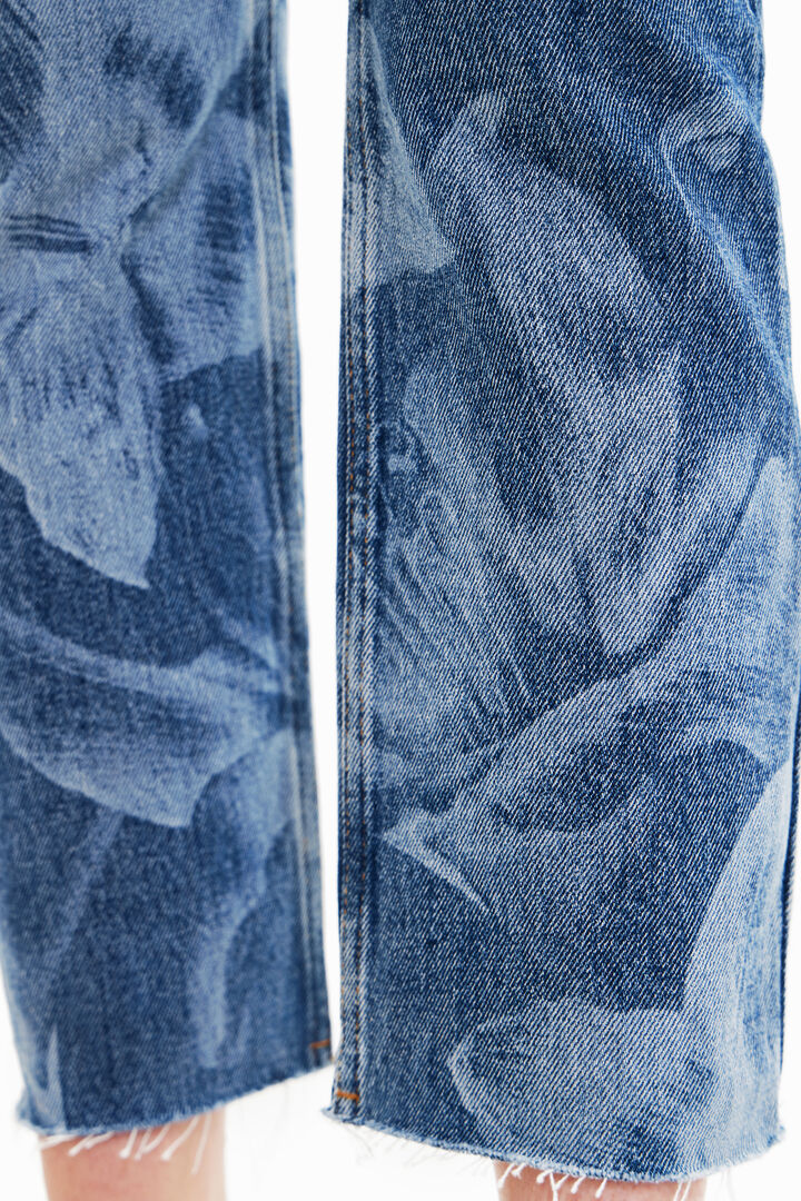 Straight cropped jeans | Desigual