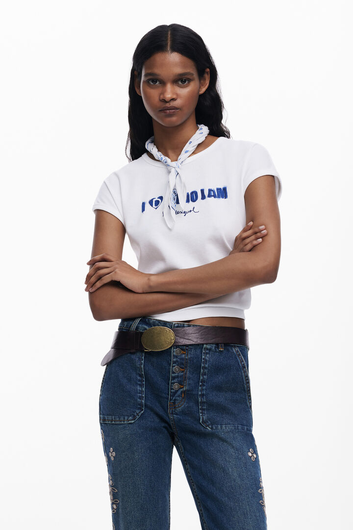 T-shirt Who I Am | Desigual